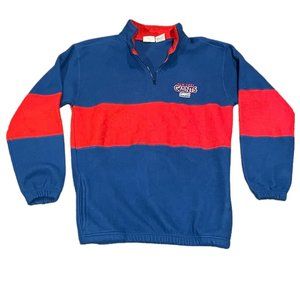 VINTAGE 90s New York Giants Quarter Zip Sweatshirt